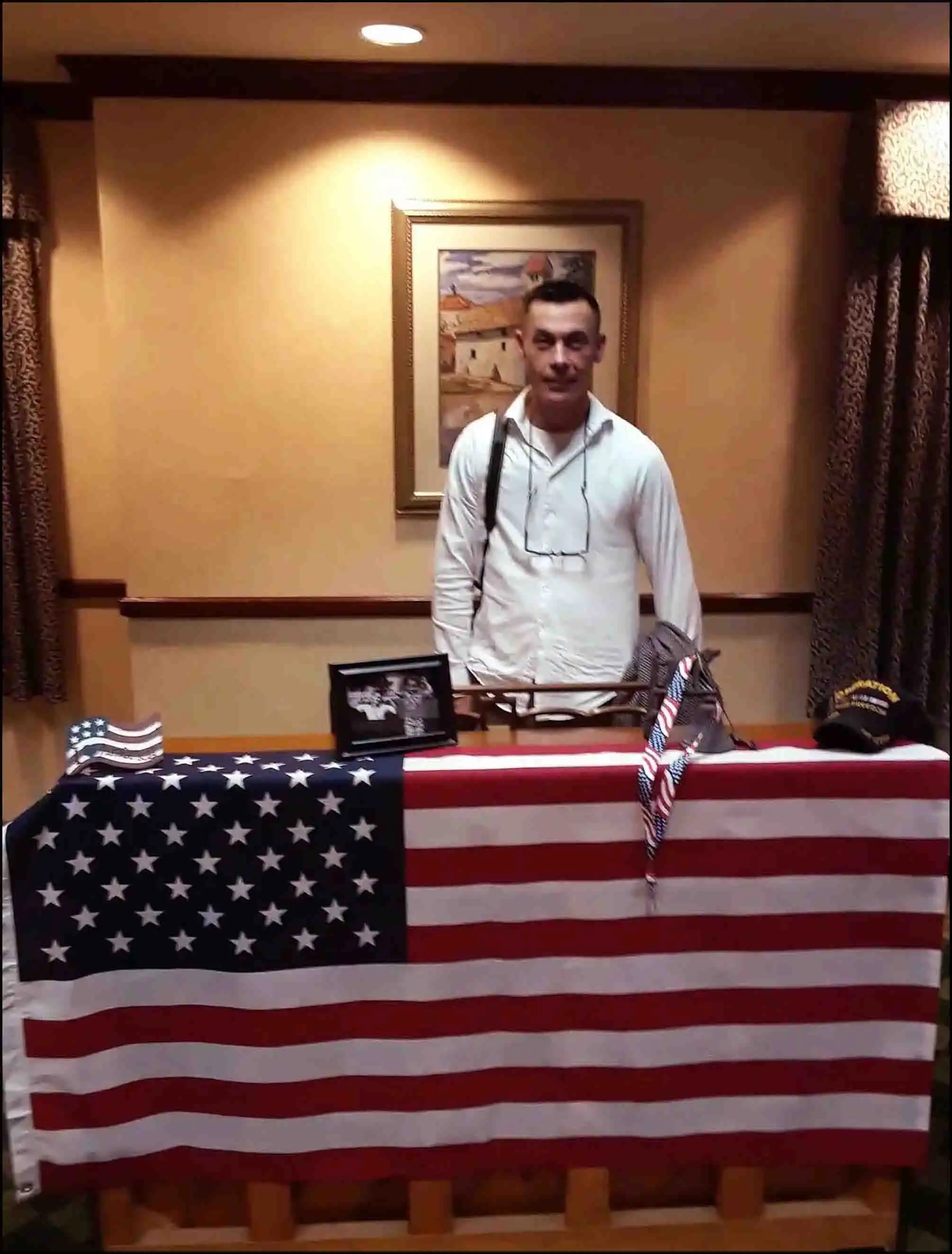 Book Author & Veteran David Haave piano tribute for Fallen Soldiers/Veterans...22 -- David Haave